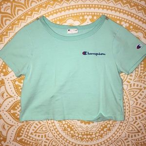 Champion cropped hoodie